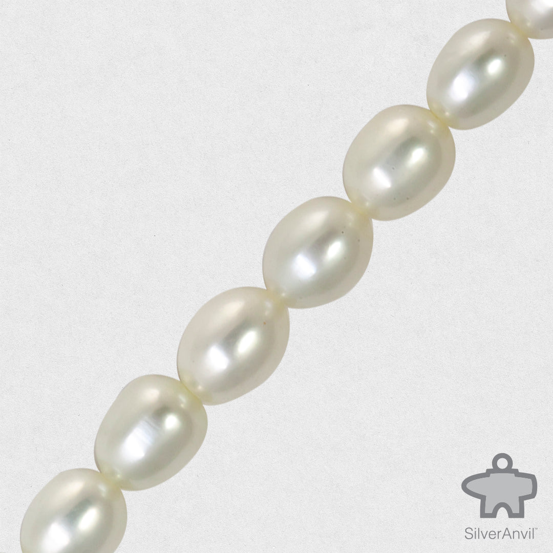 Freshwater Pearl Beads-Light Blue