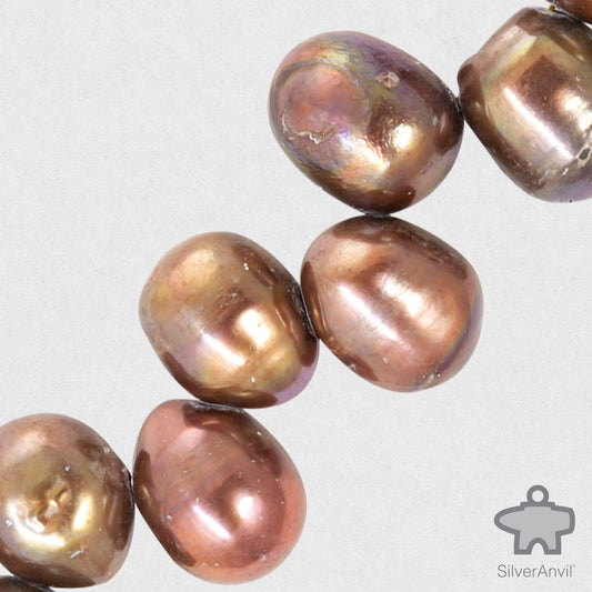 Freshwater Pearl Beads-Brown
