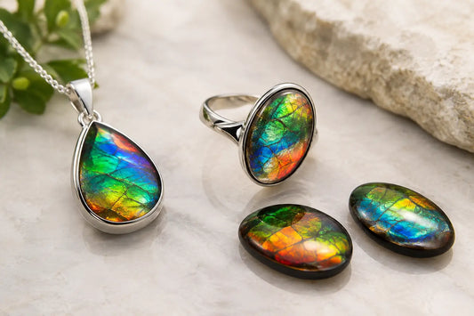 Ammolite Doublet Explained for Jewellery Buyers