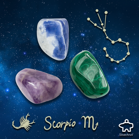 Scorpio Zodiac Healing Stone Set