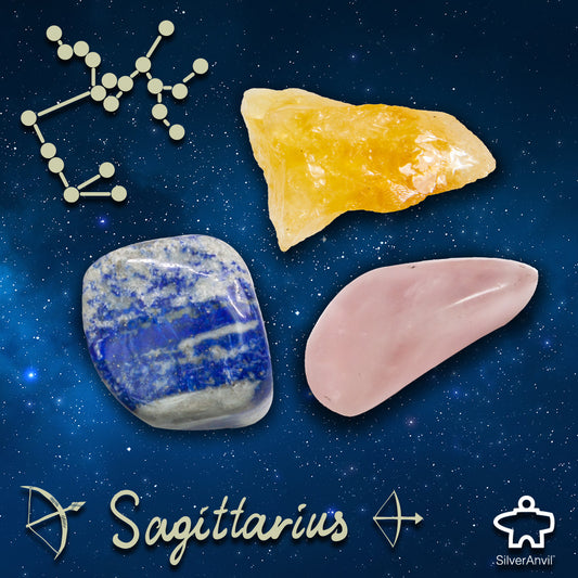 Sagittarius Zodiac Healing Stone Set