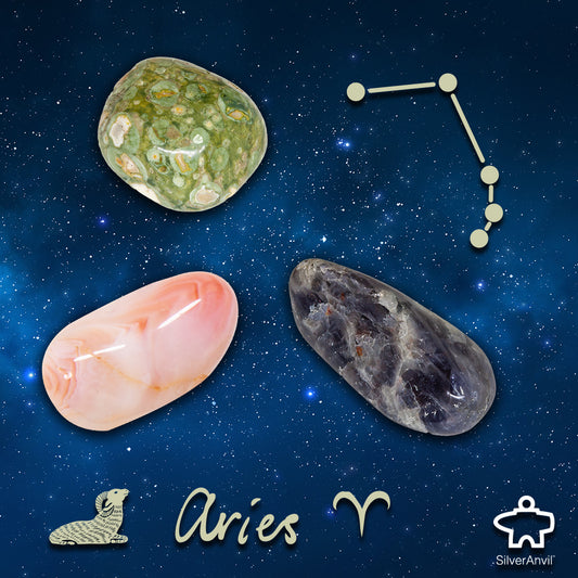 Aries Zodiac Healing Stone Set