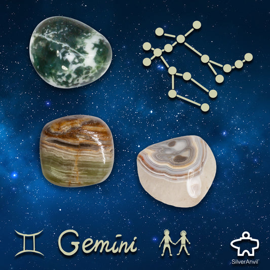 Gemini Zodiac Healing Stone Set