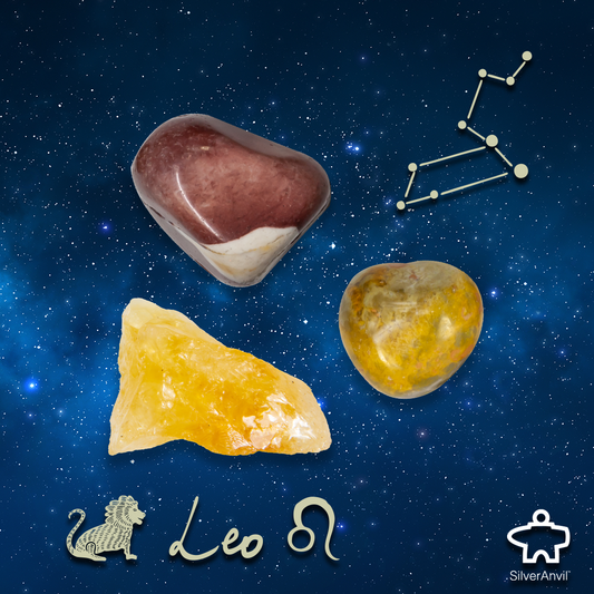 Leo Zodiac Healing Stone Set