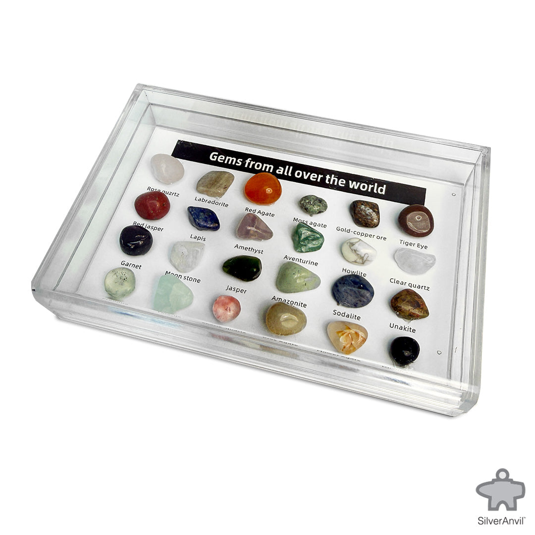 Gems of the World Set – Silver Anvil Rock and Gem