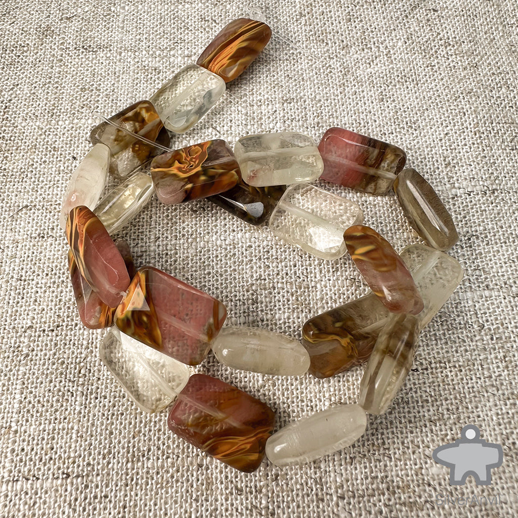 Wispy Agate Beads