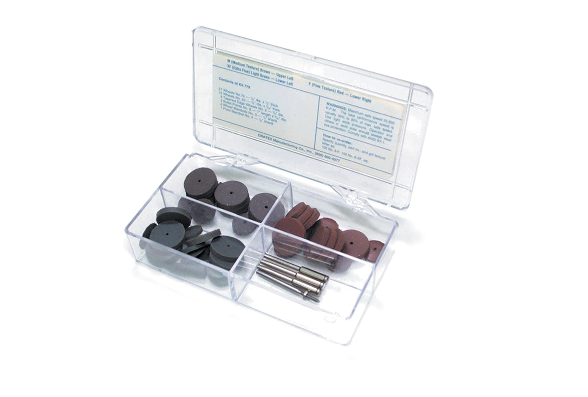 Cratex Assortment, 49 Pieces