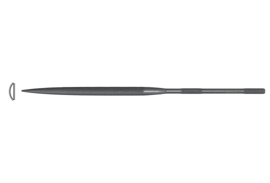 Grobet USA 20cm Half-Round Needle File