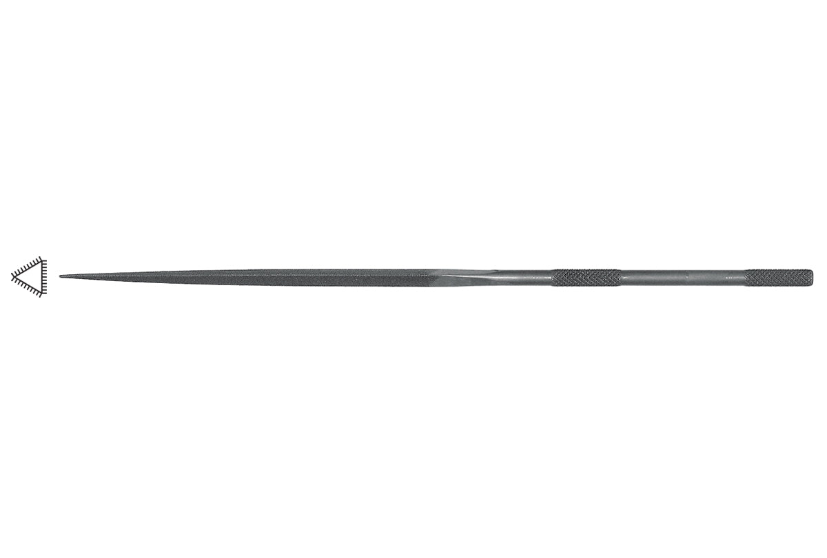 Grobet USA 20cm Three-Square Needle File