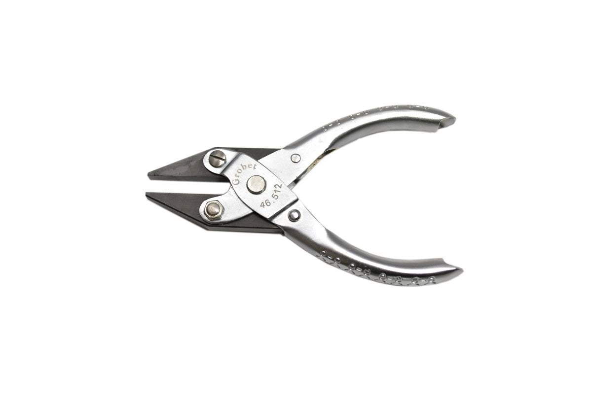 Parallel Action Pliers, Light, Flat Nose, Smooth, 5",