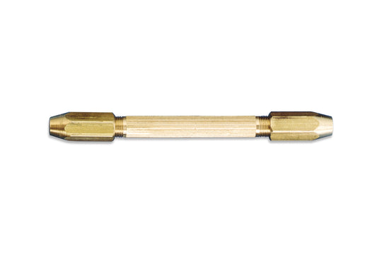 Double-Ended Pin Vise, 4-1/8" OAL, 0 to .125" Capacity
