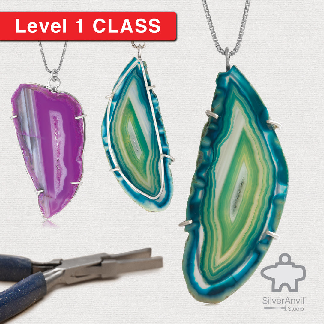 Agate Slice Pendant Class