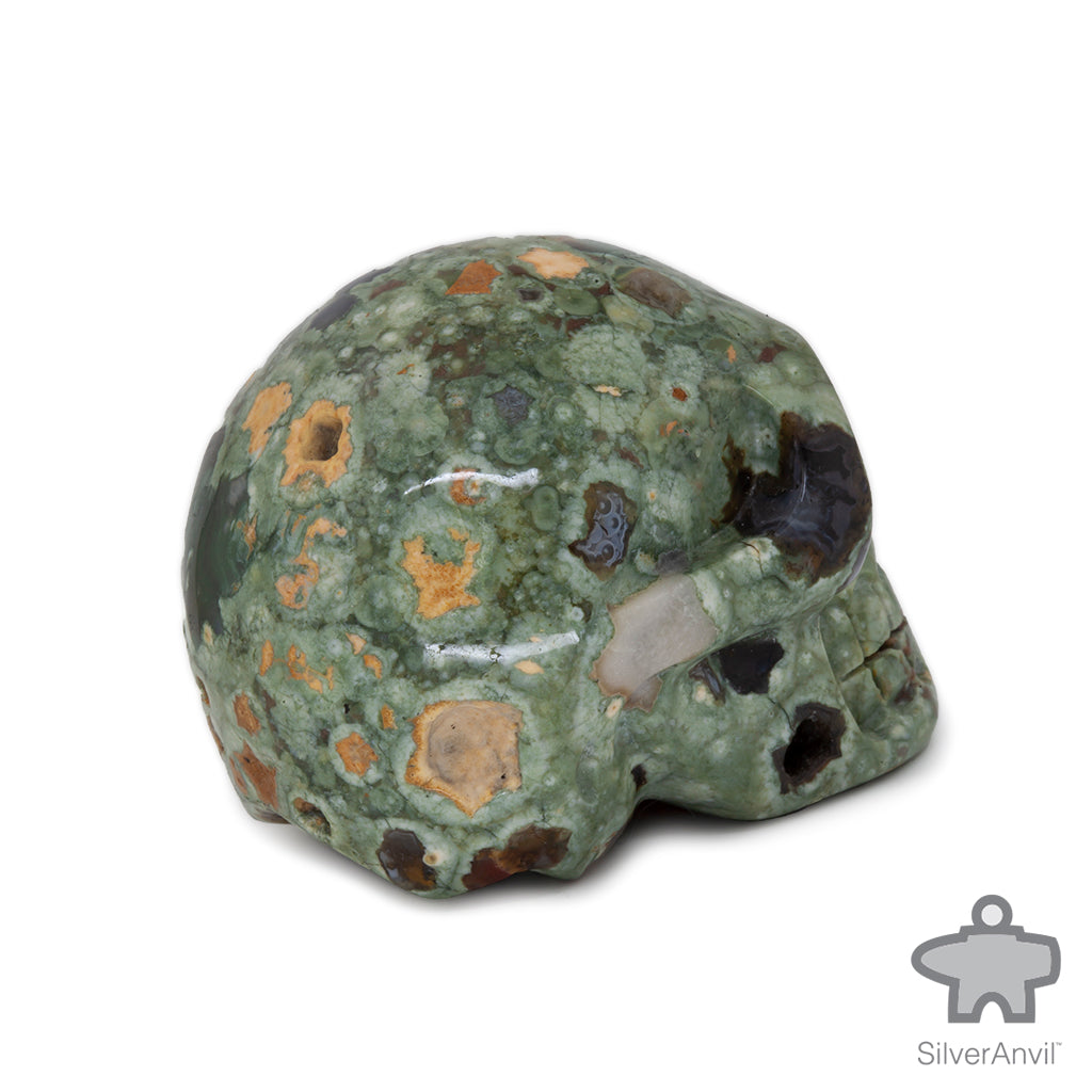 Spotted Agate Skull