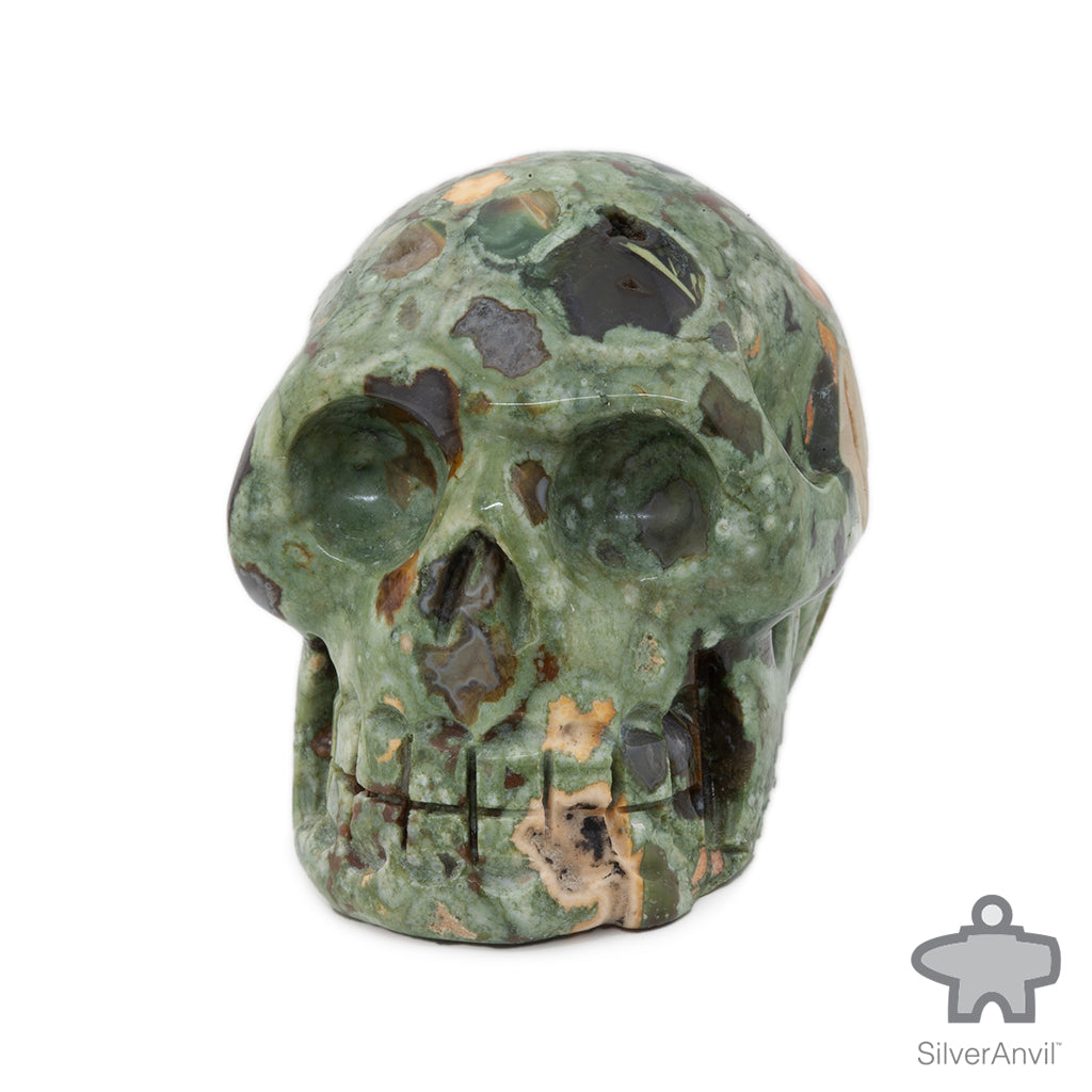 Spotted Agate Skull