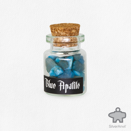Blue Apatite - Bottle