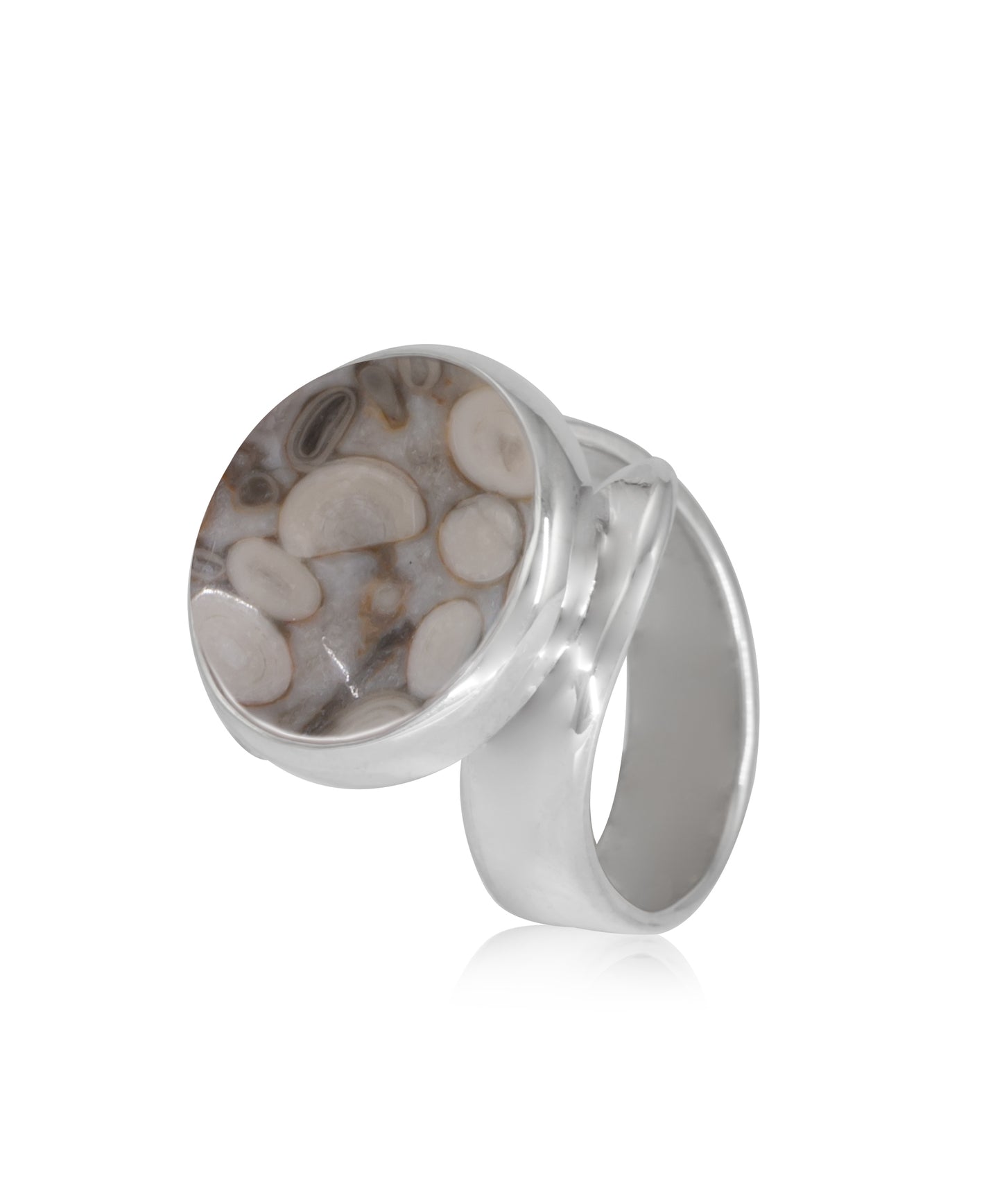 Cabochon Bypass Ring Class