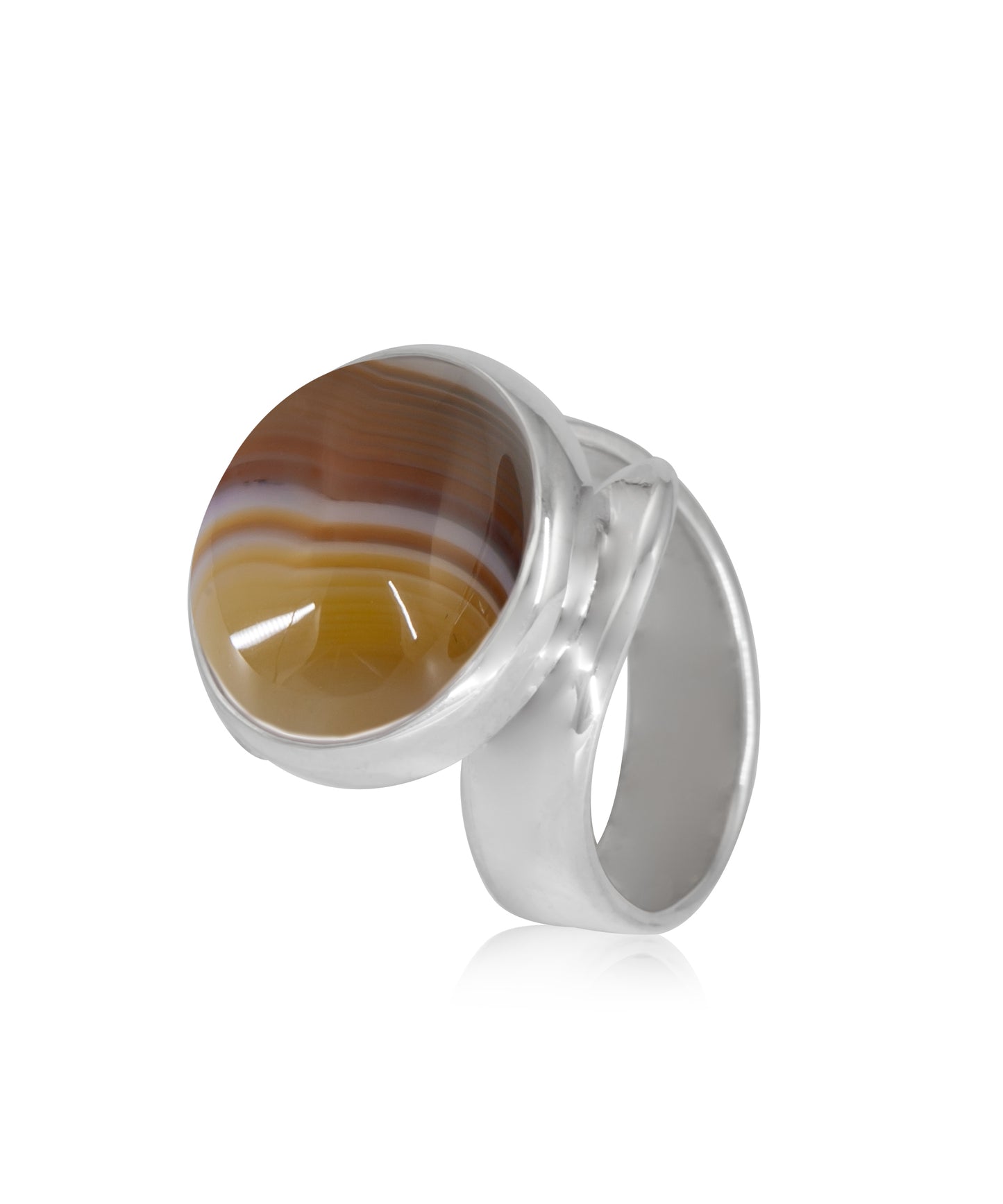Cabochon Bypass Ring Class