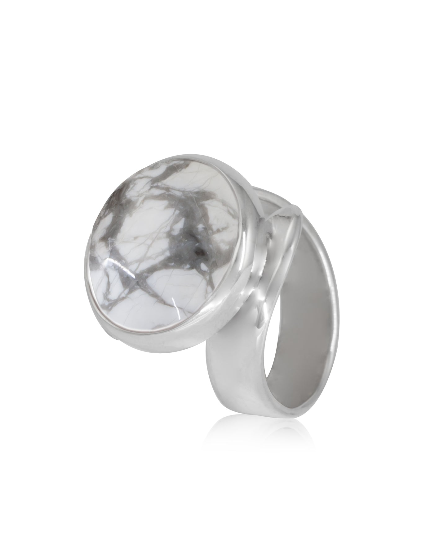 Cabochon Bypass Ring Class