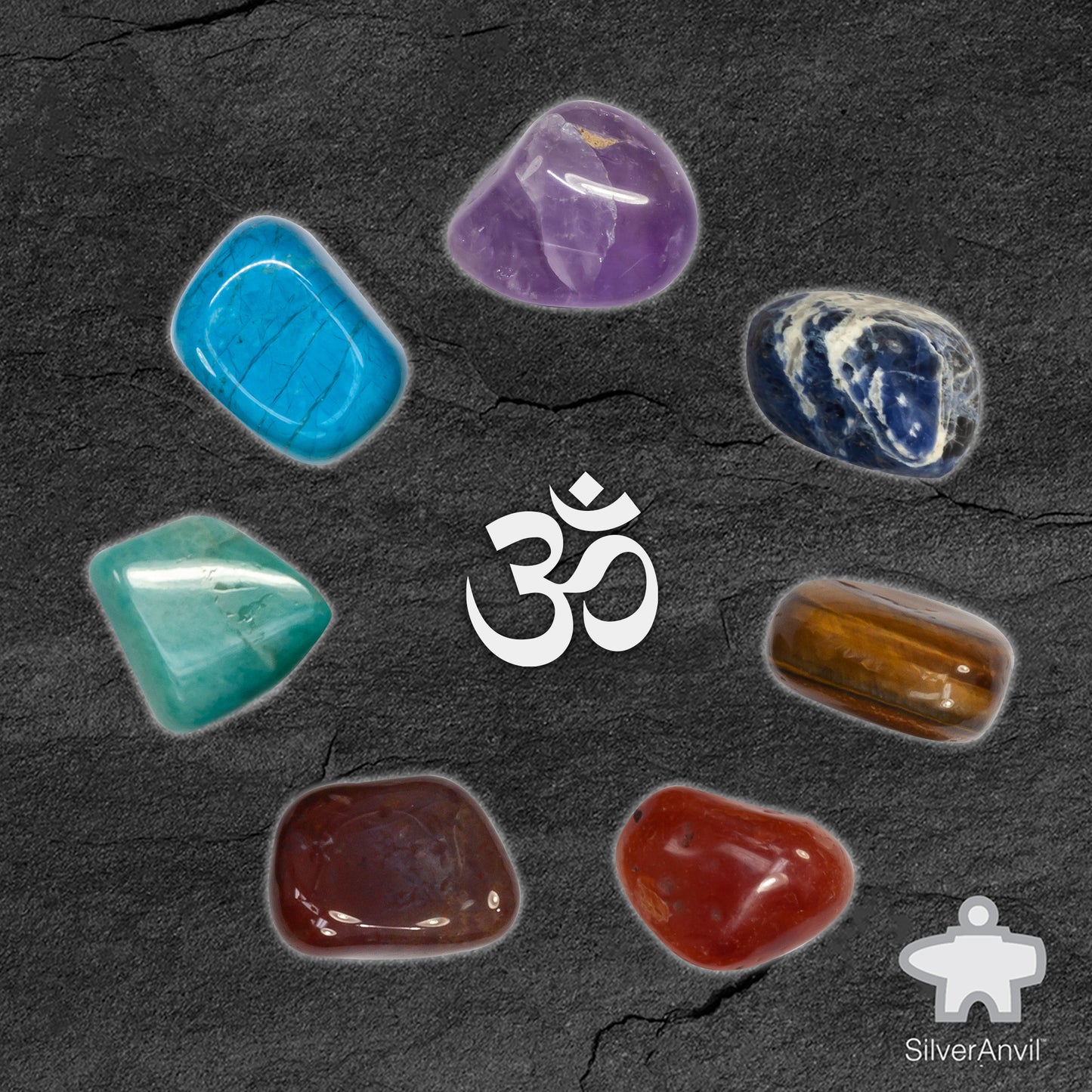 Chakra Healing Stone Set