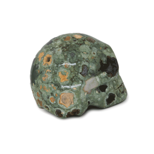 Spotted Agate Skull