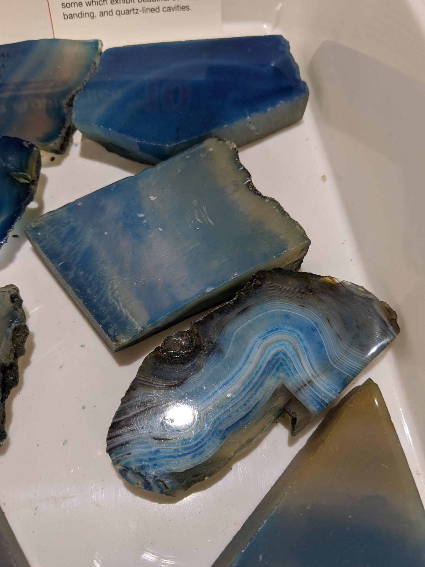 Blue Agate slab