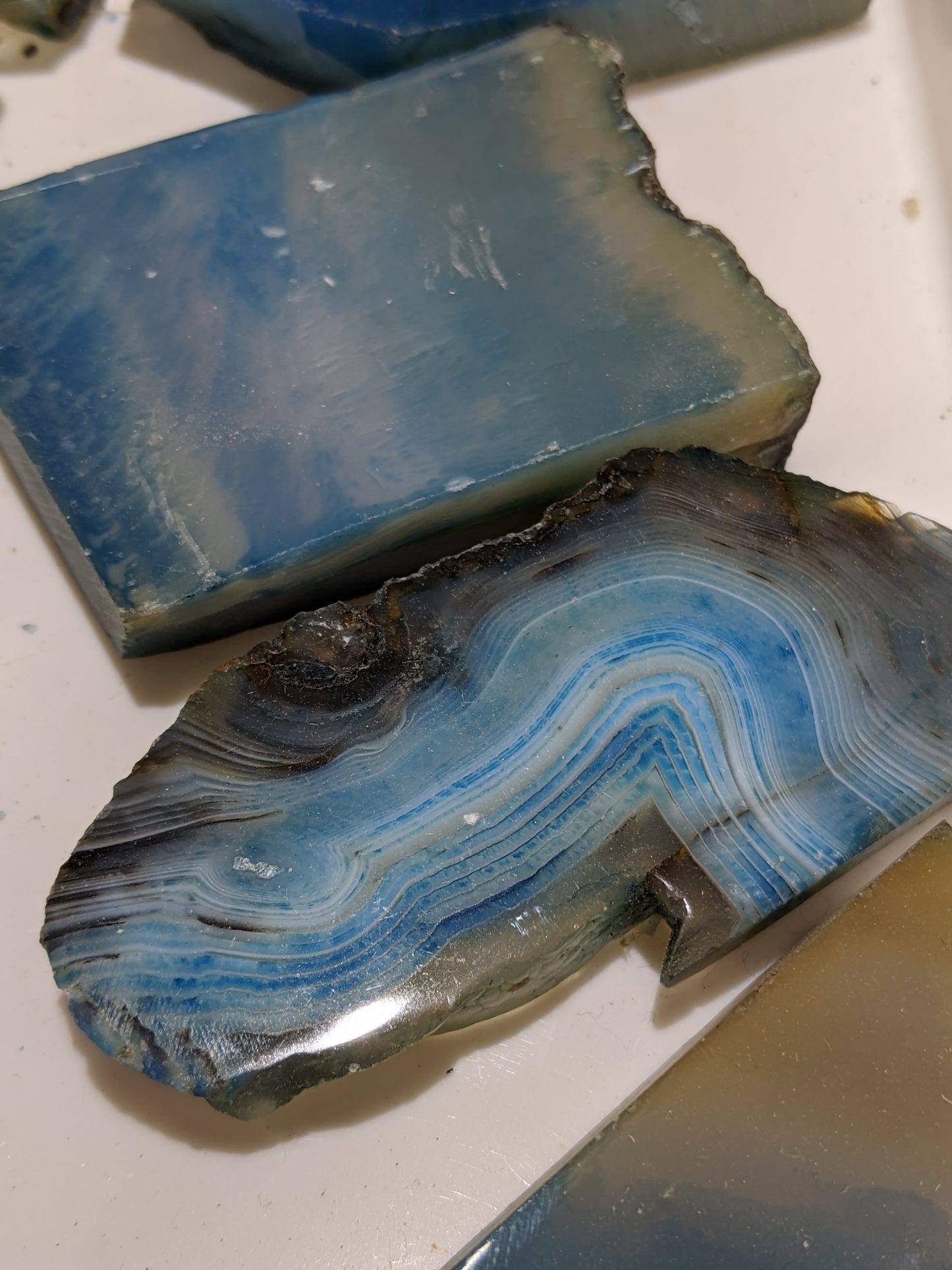 Blue Agate slab