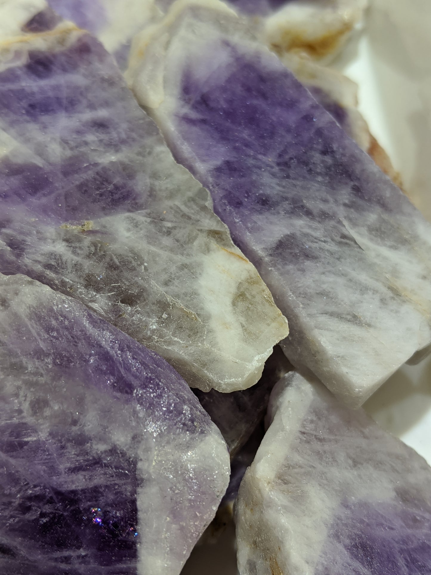 Amethyst Chevron Banded slabs