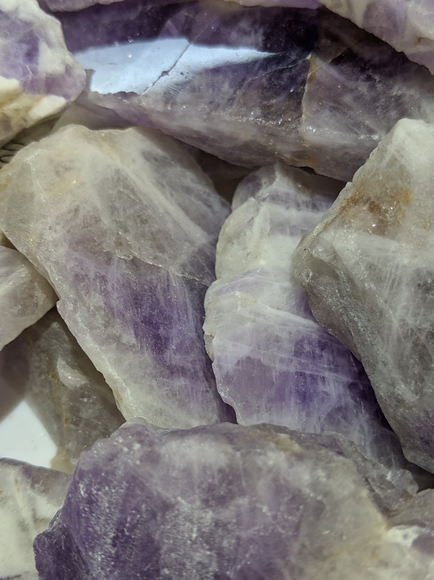 Amethyst Chevron Banded slabs