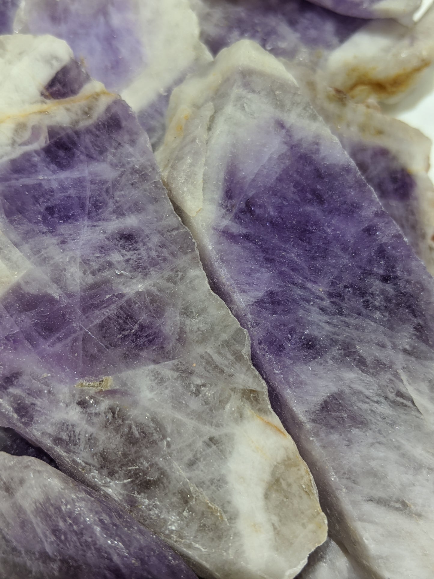 Amethyst Chevron Banded slabs