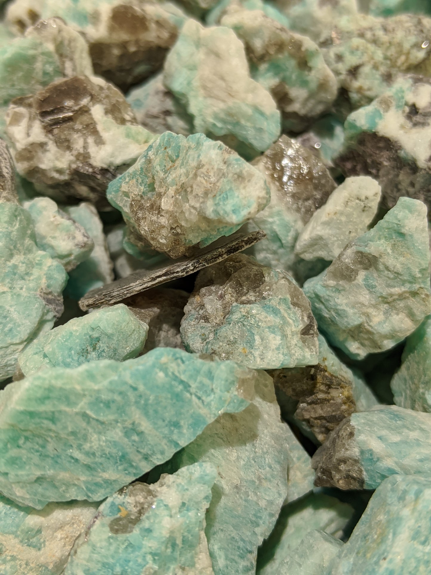 Amazonite Rough matrix