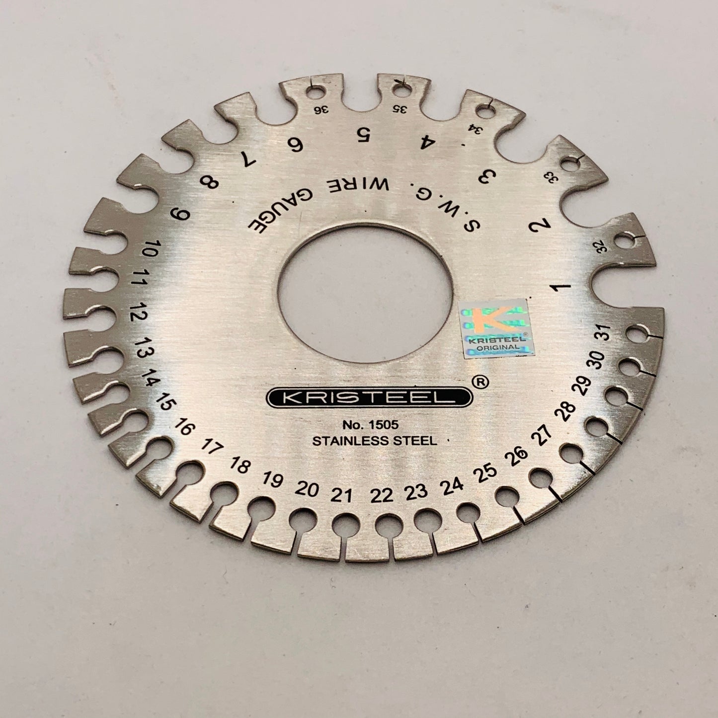 Gauge -precision steel gauge round