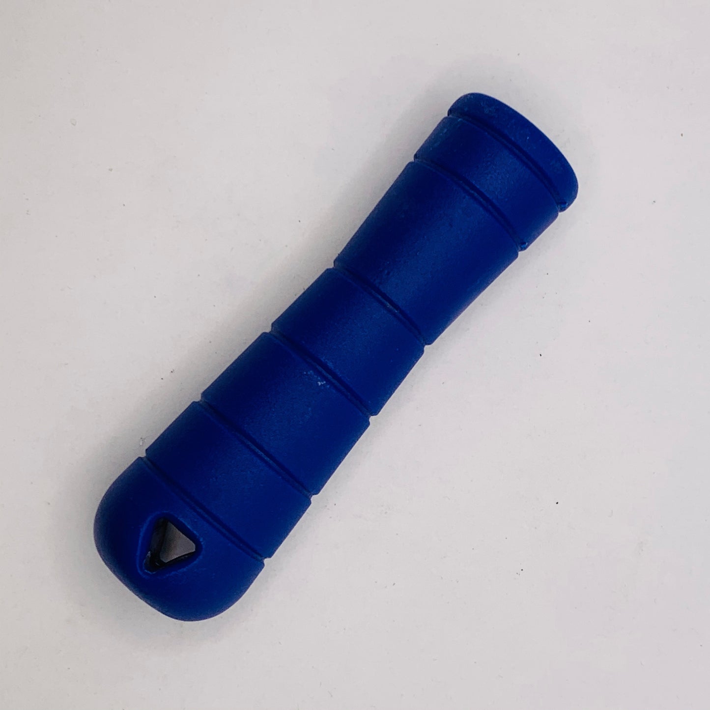 File handle blue plastic #4