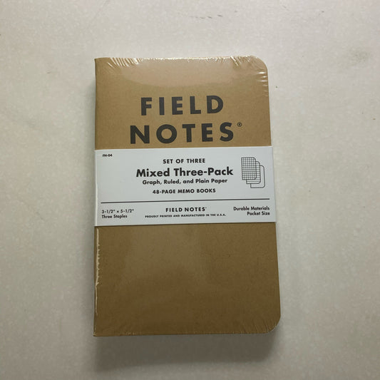 Field Notes Mixed Three-Pack Memo Books