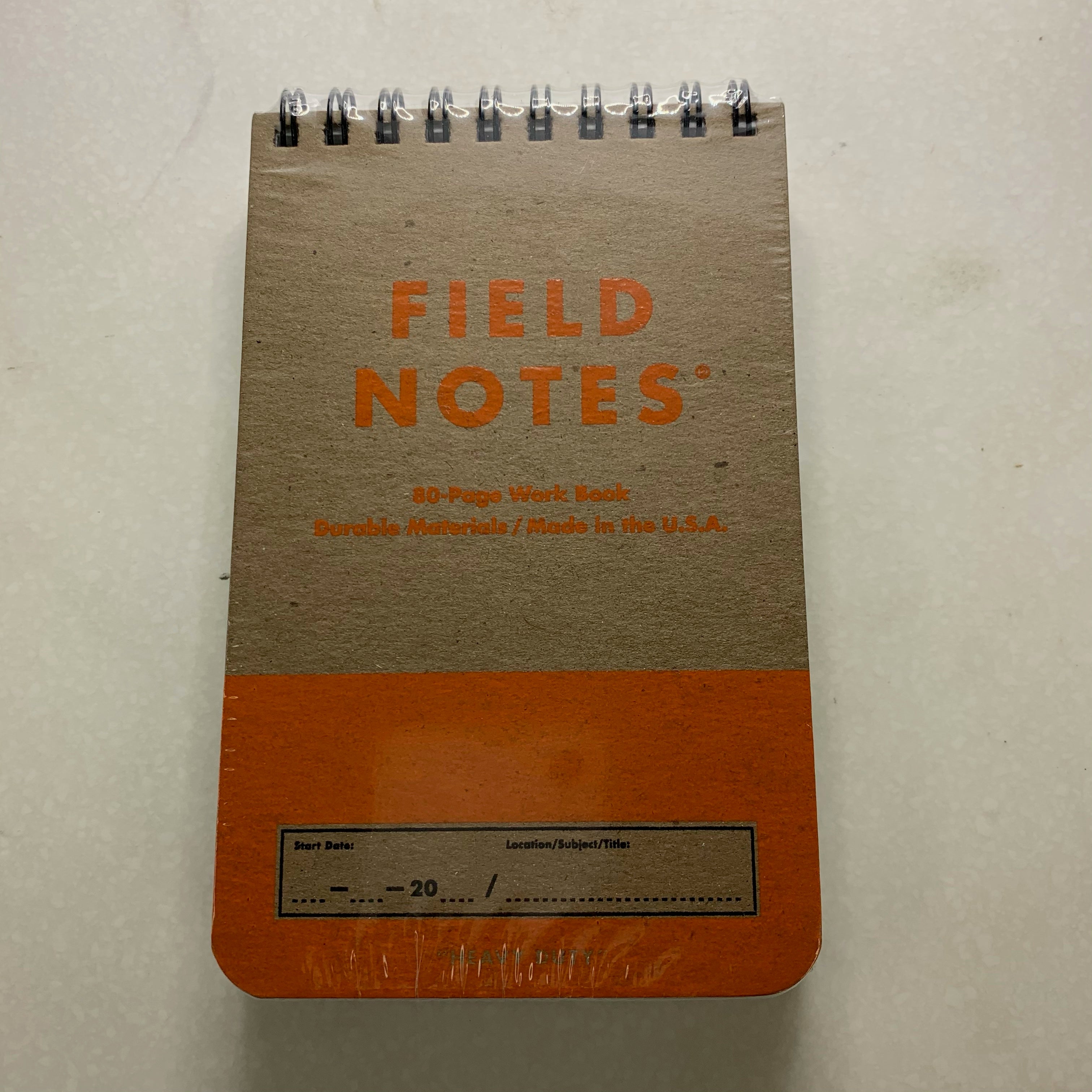 Field Notes Heavy Duty Work Book – Silver Anvil Rock and Gem