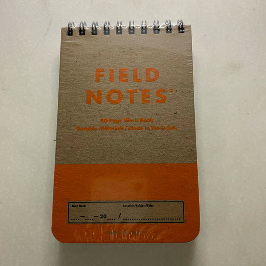 Field Notes Heavy Duty Work Book