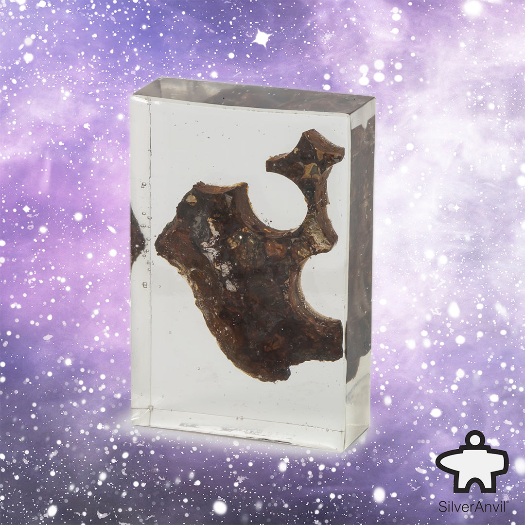 Seicho Pallasite Meteorite Slice