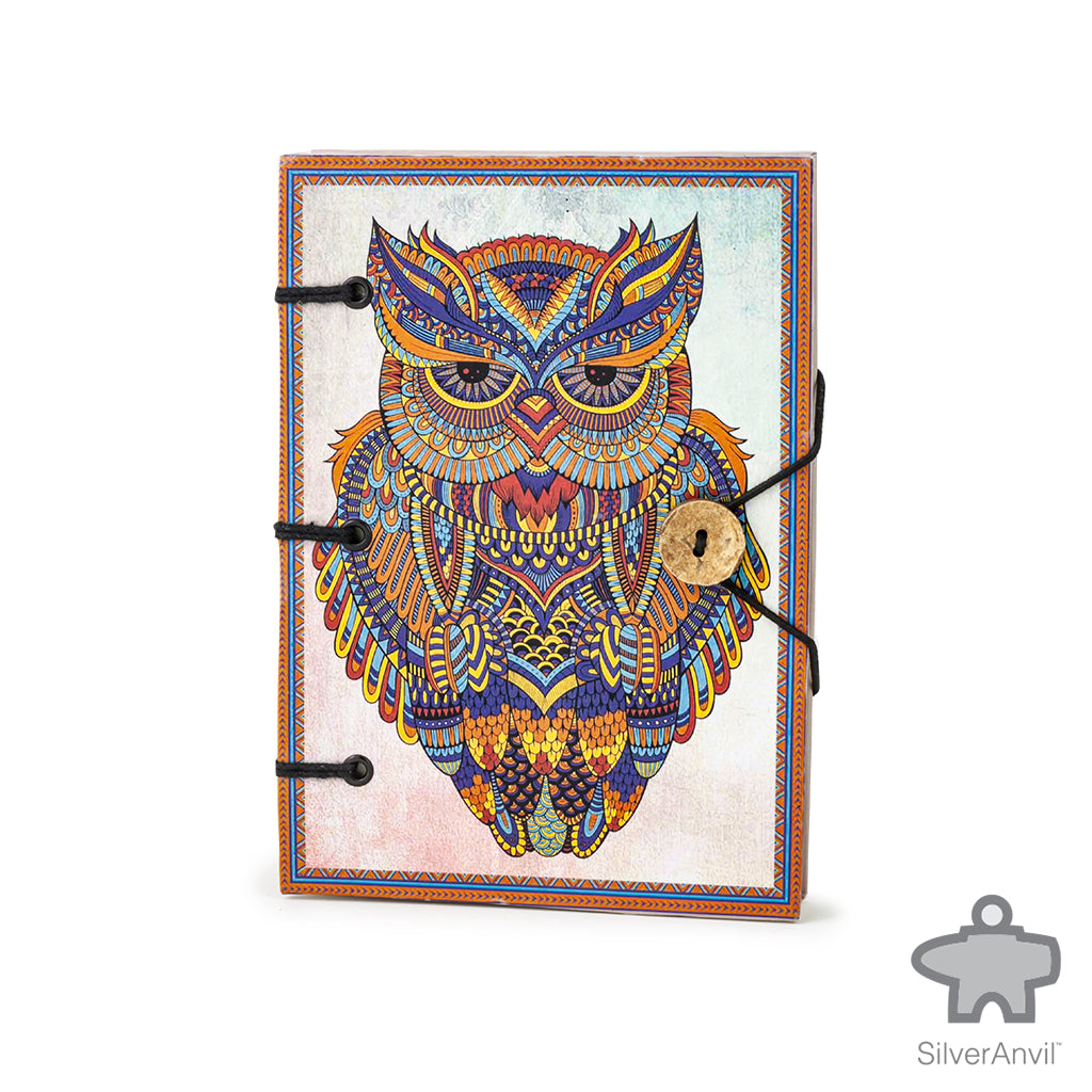 Artisan Crafted Journal with Button Clasp