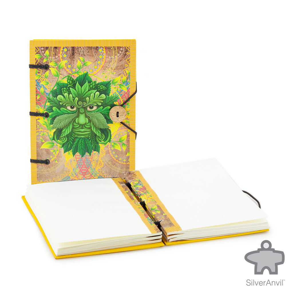 Artisan Crafted Journal with Button Clasp