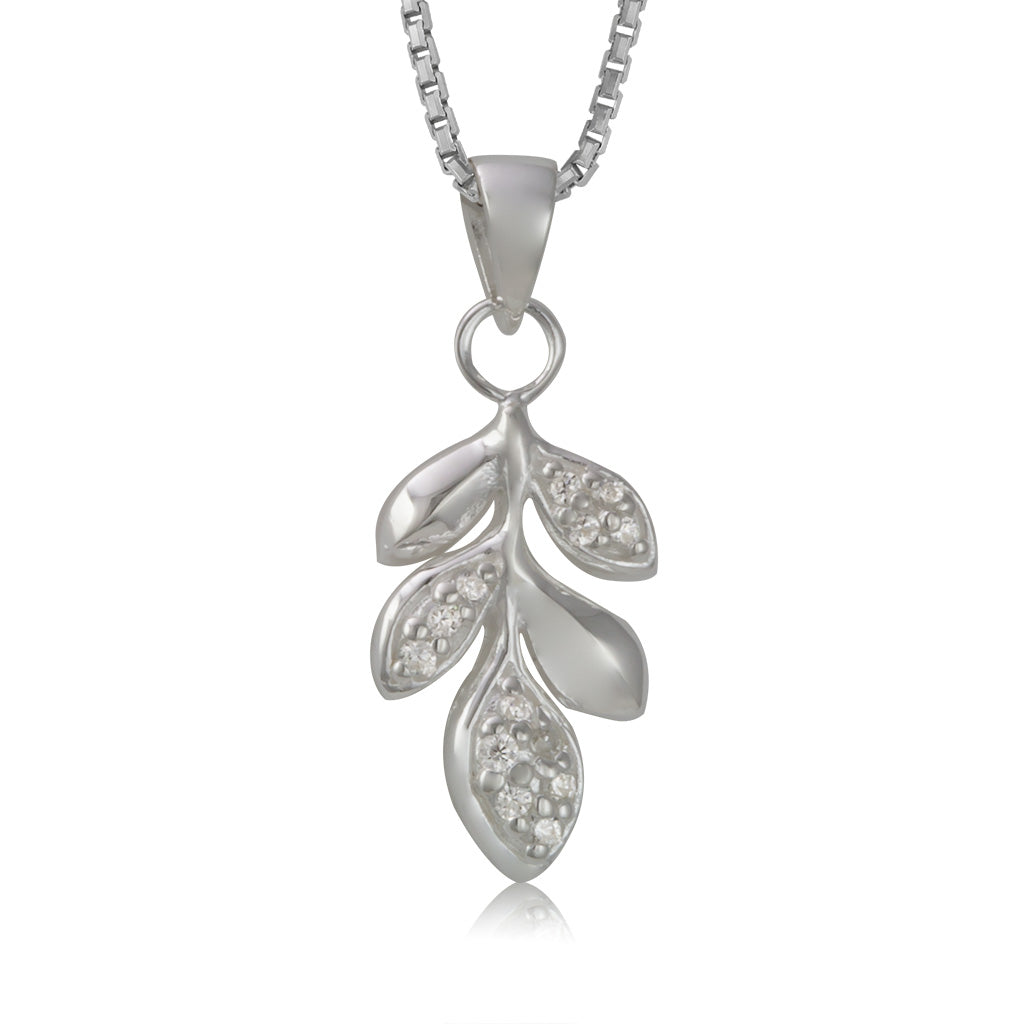 Dazzling Leaf Necklace