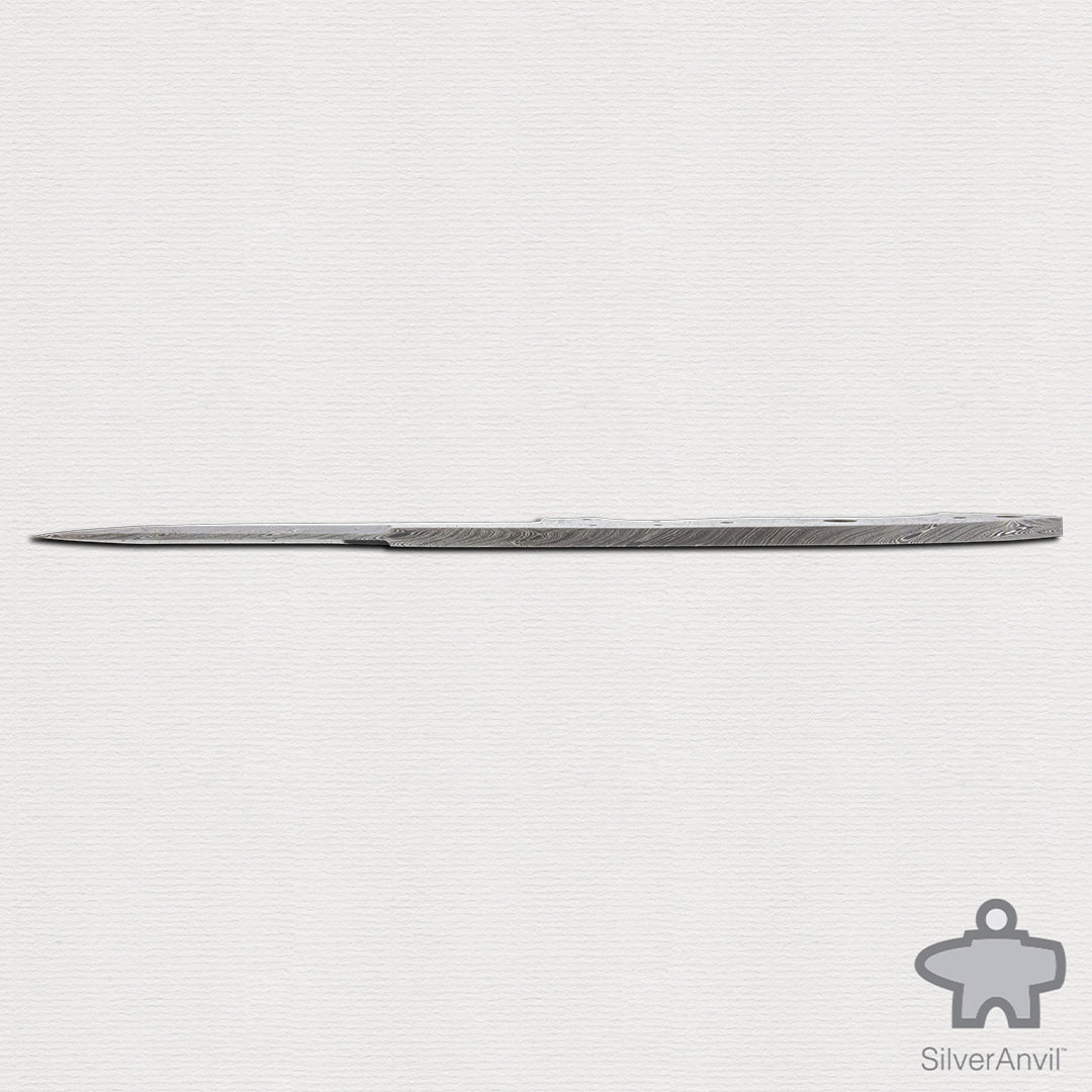 Damascus Straight Edge Full Tang Knife Blank (25cm)