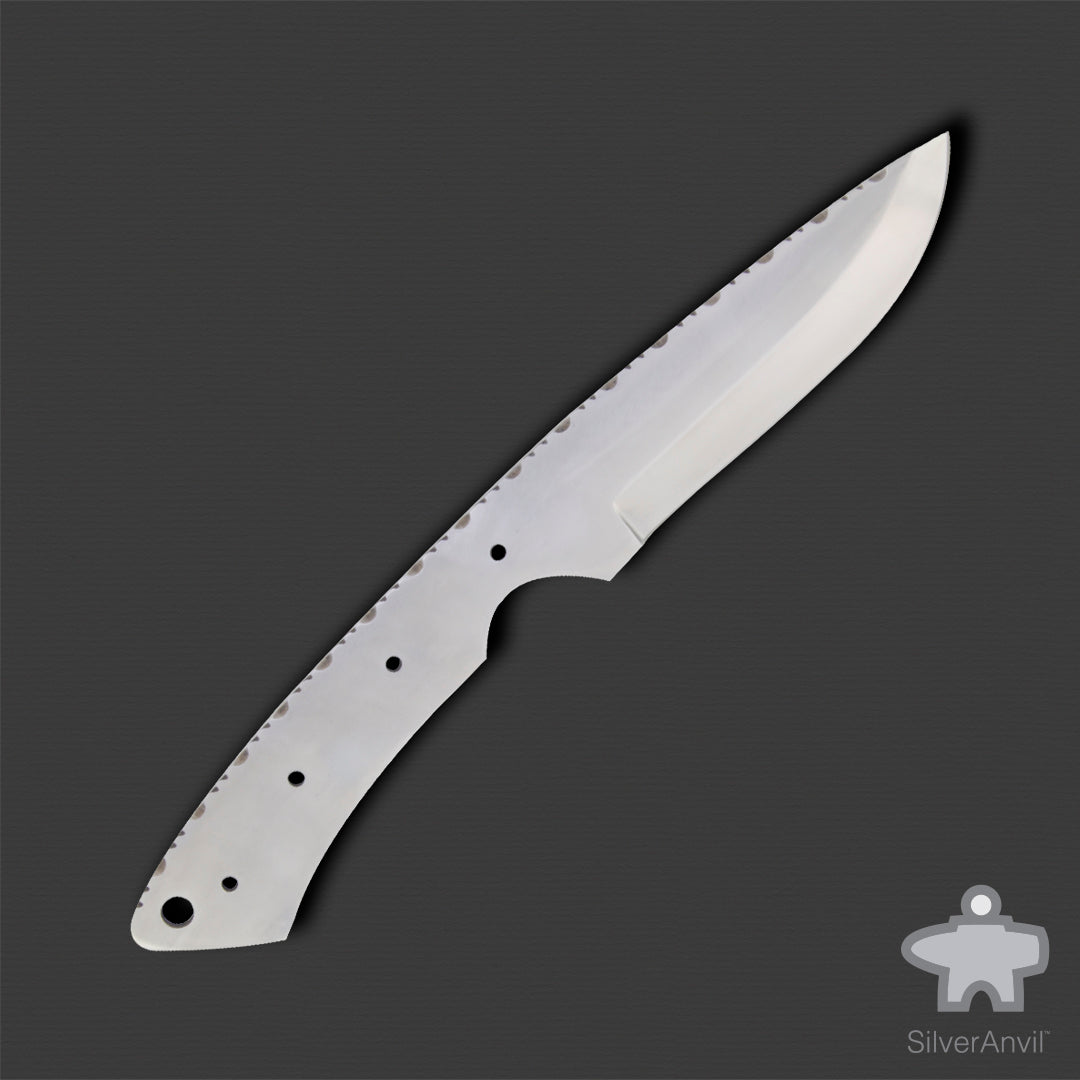 Drop Point Full Tang Knife Blank (23cm)