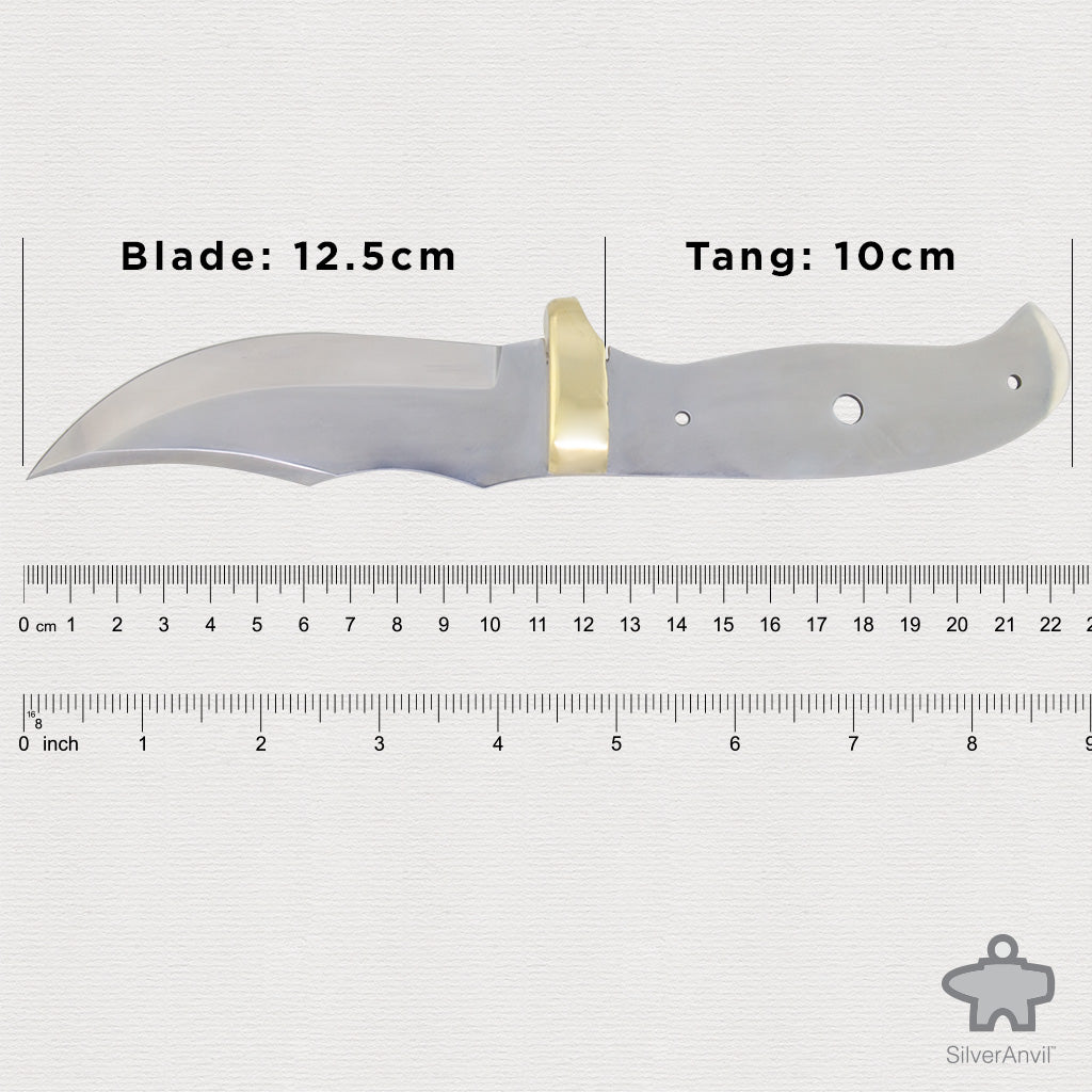 Dao Point Full Tang Knife Blank (23cm)