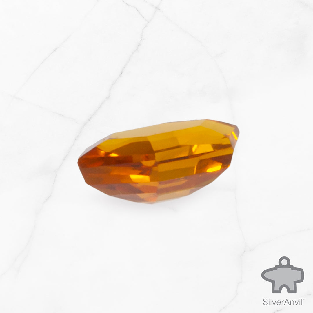 Natural orange sapphire sales