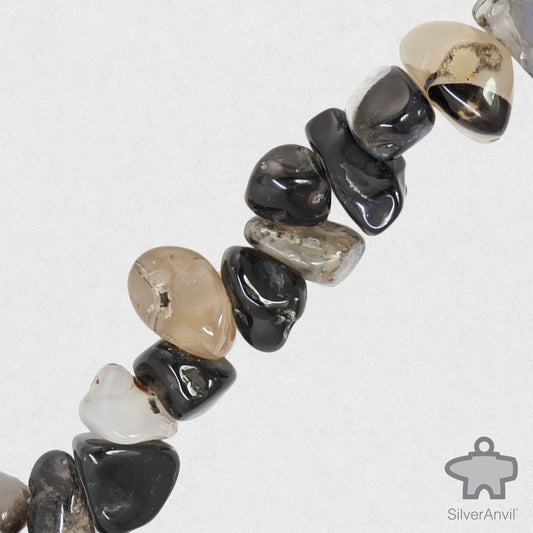 Moss Black Agate