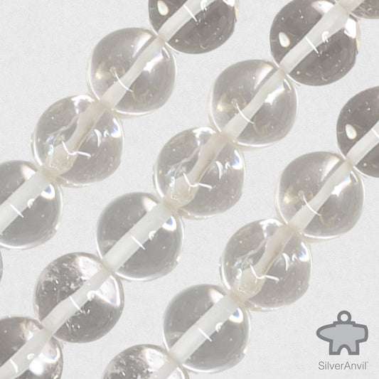 Clear Quartz Mala Beads - 8mm