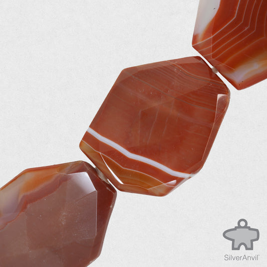 Red Agate Beads