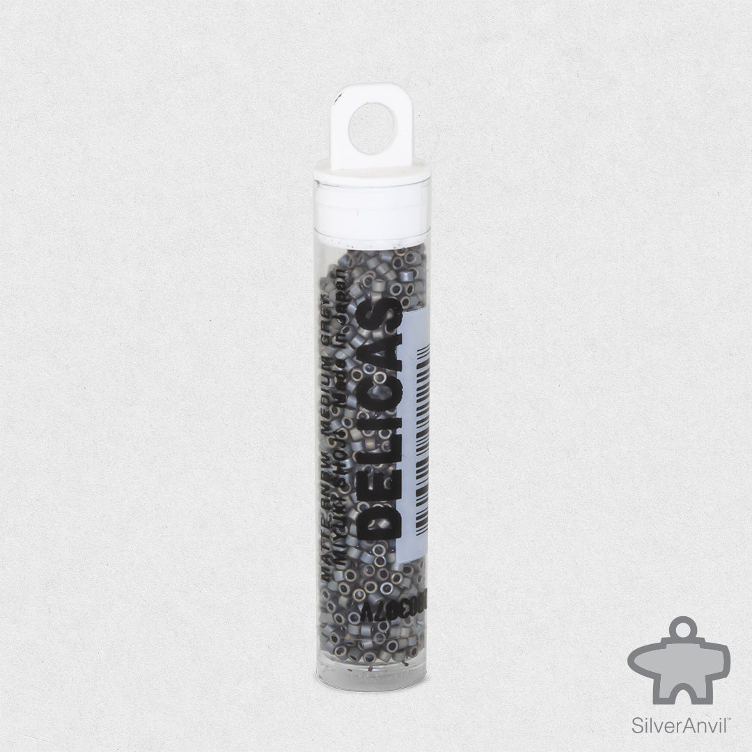 Miyuki Delica Seed Bead - Medium Grey