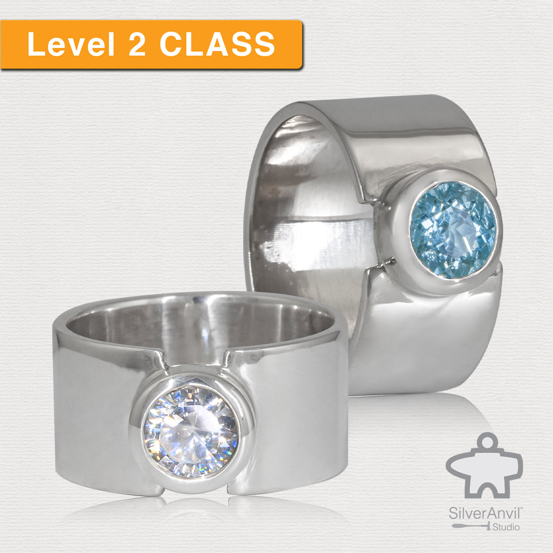 Bezel Set Solitaire Ring Class