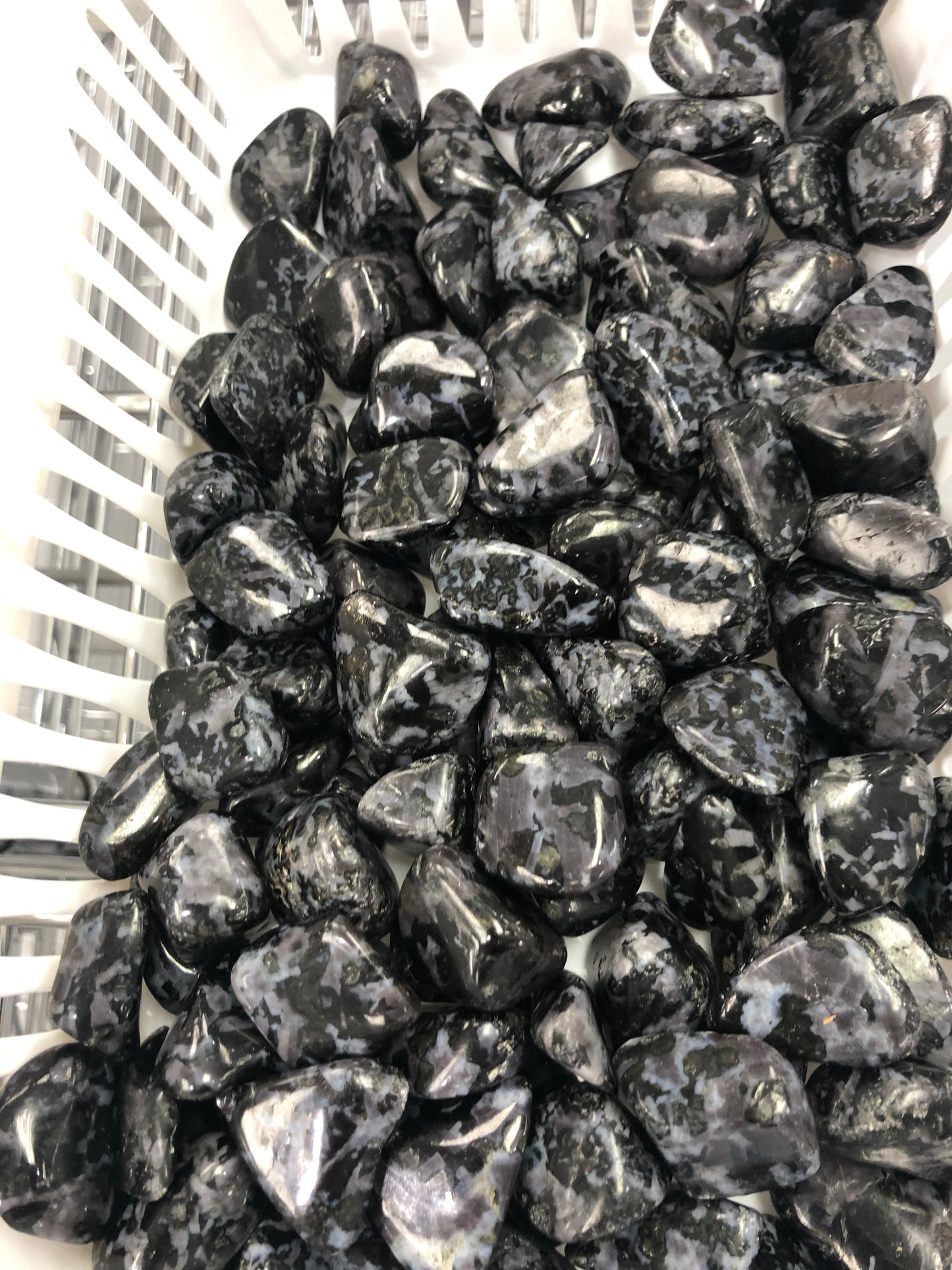 Larvikite tumbled