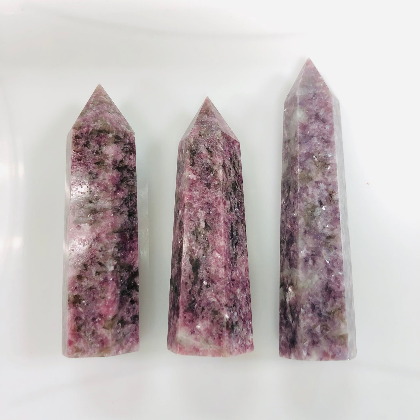 Pink Tourmaline Rubellite points